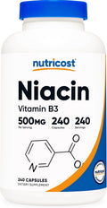 Nutricost — Niacin Vitamin B3 500 mg — With Flushing