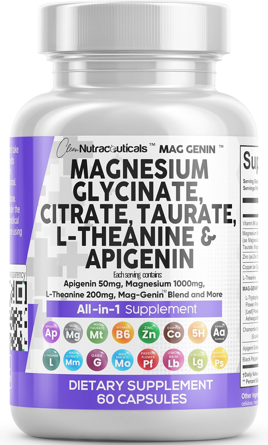 Clean Nutraceuticals — Magnesium Glycinate Complex