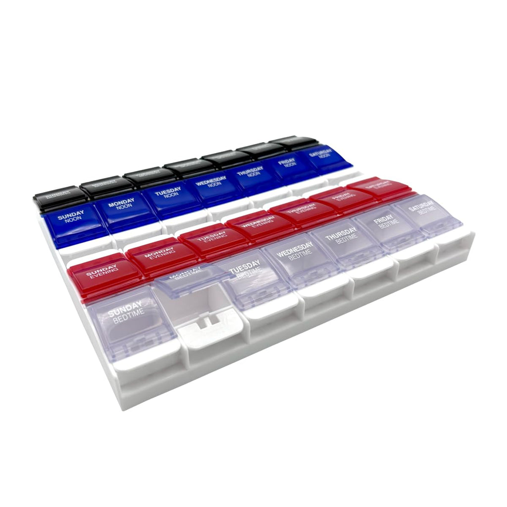 Ezy Dose — Push Button Weekly 7-Day Pill Organizer